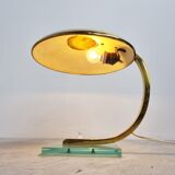 1930s art deco bauhaus brass desk lamp