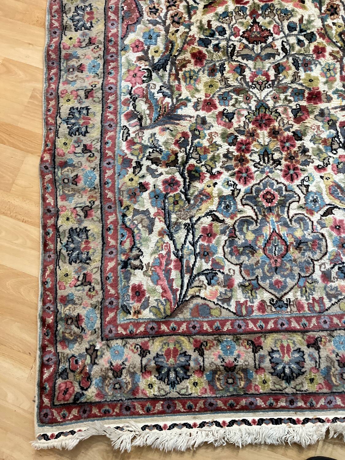 Oriental silk rug