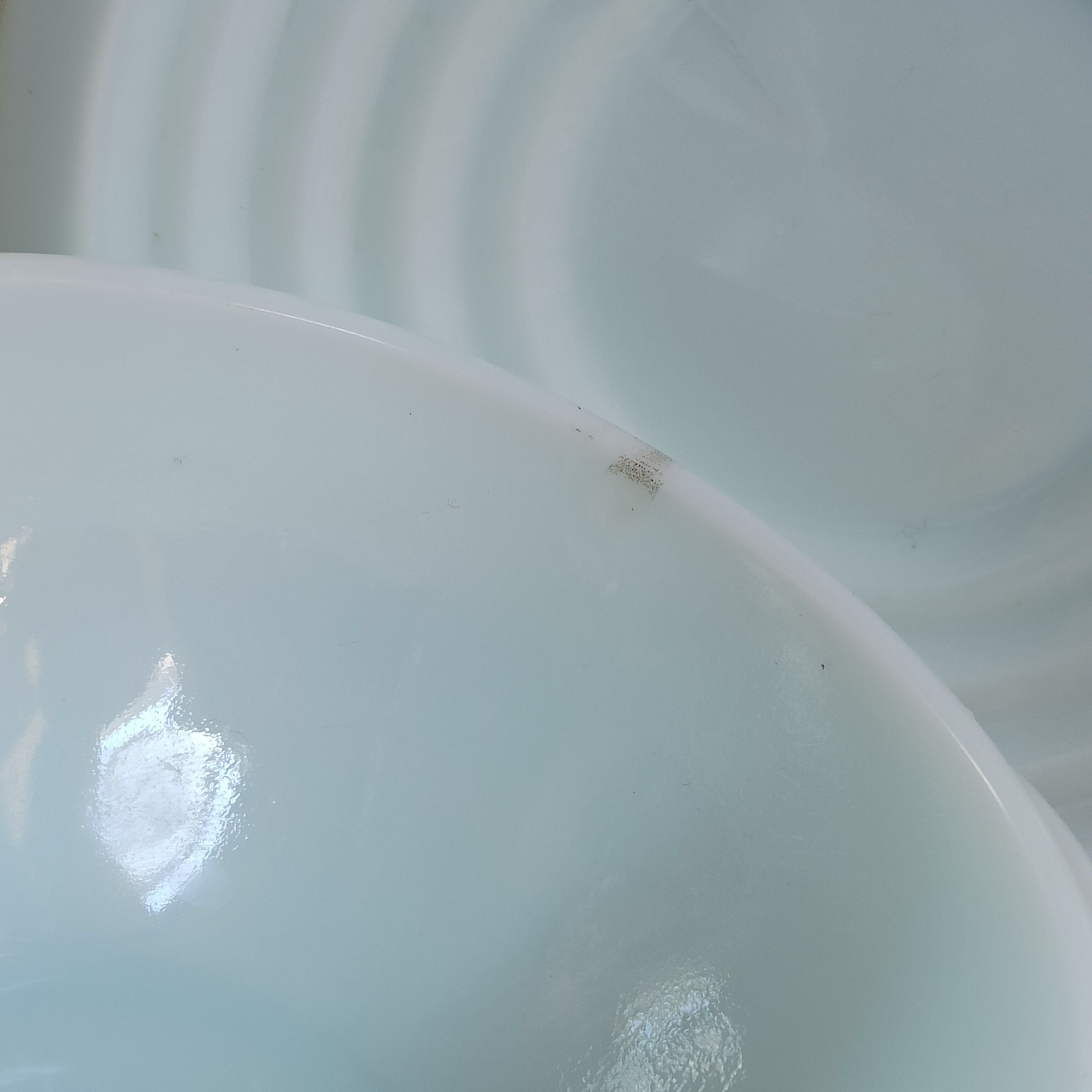 Art Deco blue opaline cups