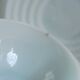 Art Deco blue opaline cups