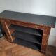 Shelf old mantelpiece faux marble circa 1900