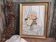 Vintage oil painting of flowers signed Bramwell