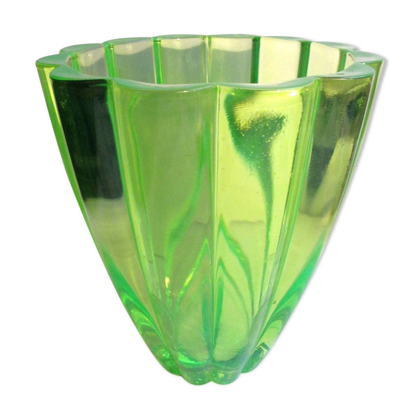 Ouraline art deco vase.