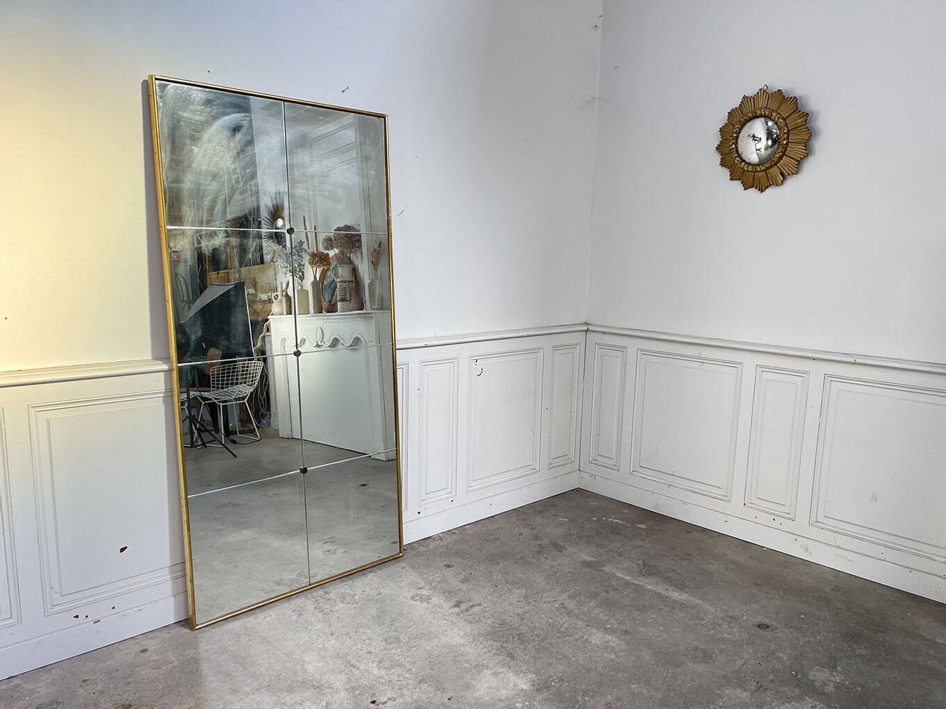 Large brewery mirror from the 1950s