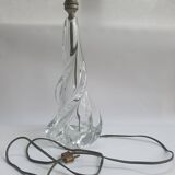 Joseph Bleichner crystal lamp base, modernist design, 1960s