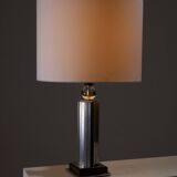 Modernist aluminum table lamp