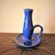 Handmade hand candle holder signed Malarmey vintage 50/60