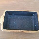 Boîte vintage judaïque Bayagi Israël en laiton émaillé et mosaïque décor poisson