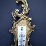 Baromètre en bronze doré, style Louis XV