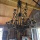 Lustre en fer forgé ( grand modèle) 170 × 120 cm