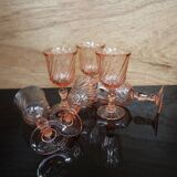 6 Rosaline Luminarc Arcoroc red wine glasses
