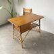 Bureau rotin Louis Sognot et sa chaise