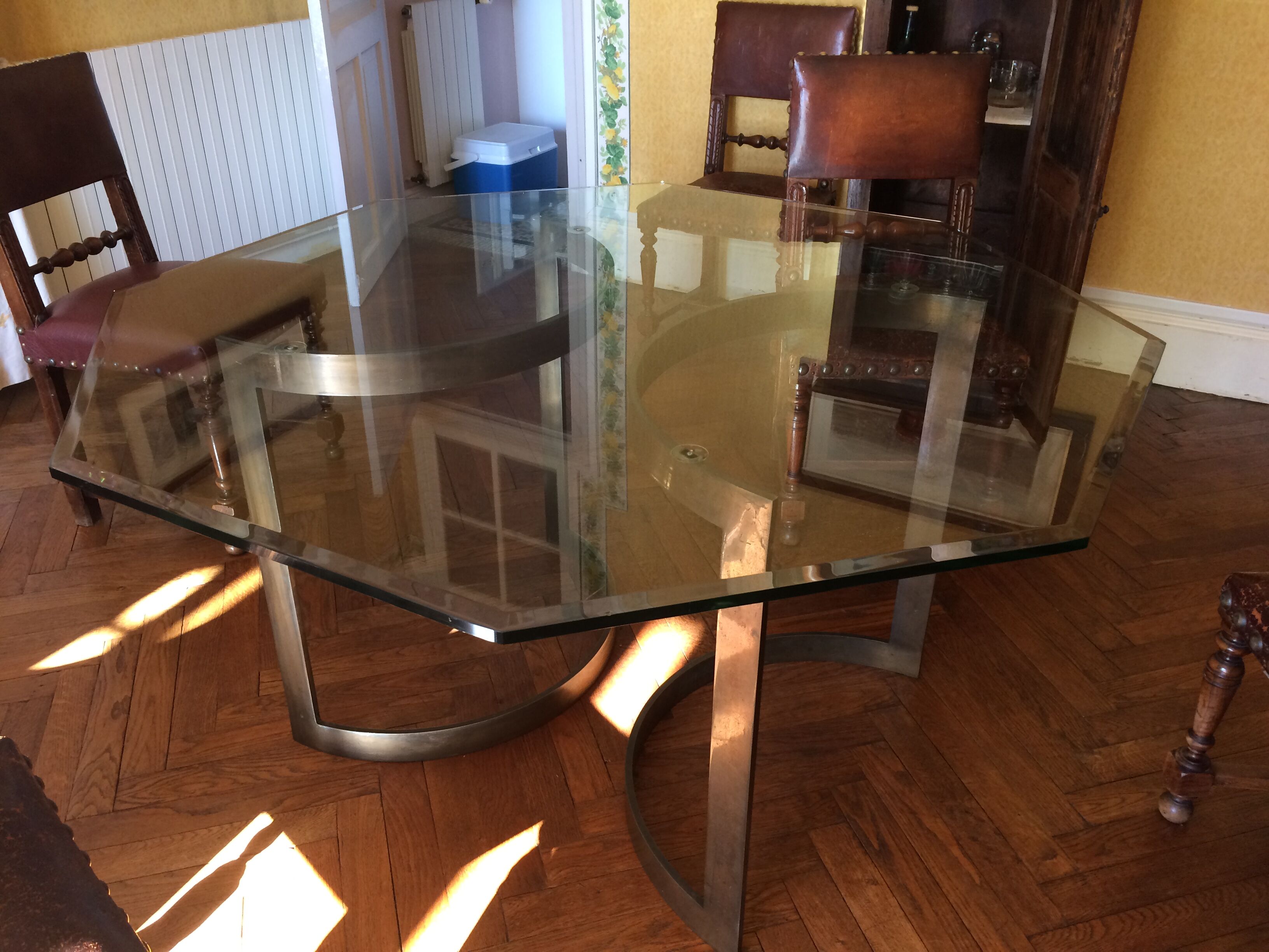 STE THTN | Ensemble de Tables Basses Oscar – Verre Trempé Fumé