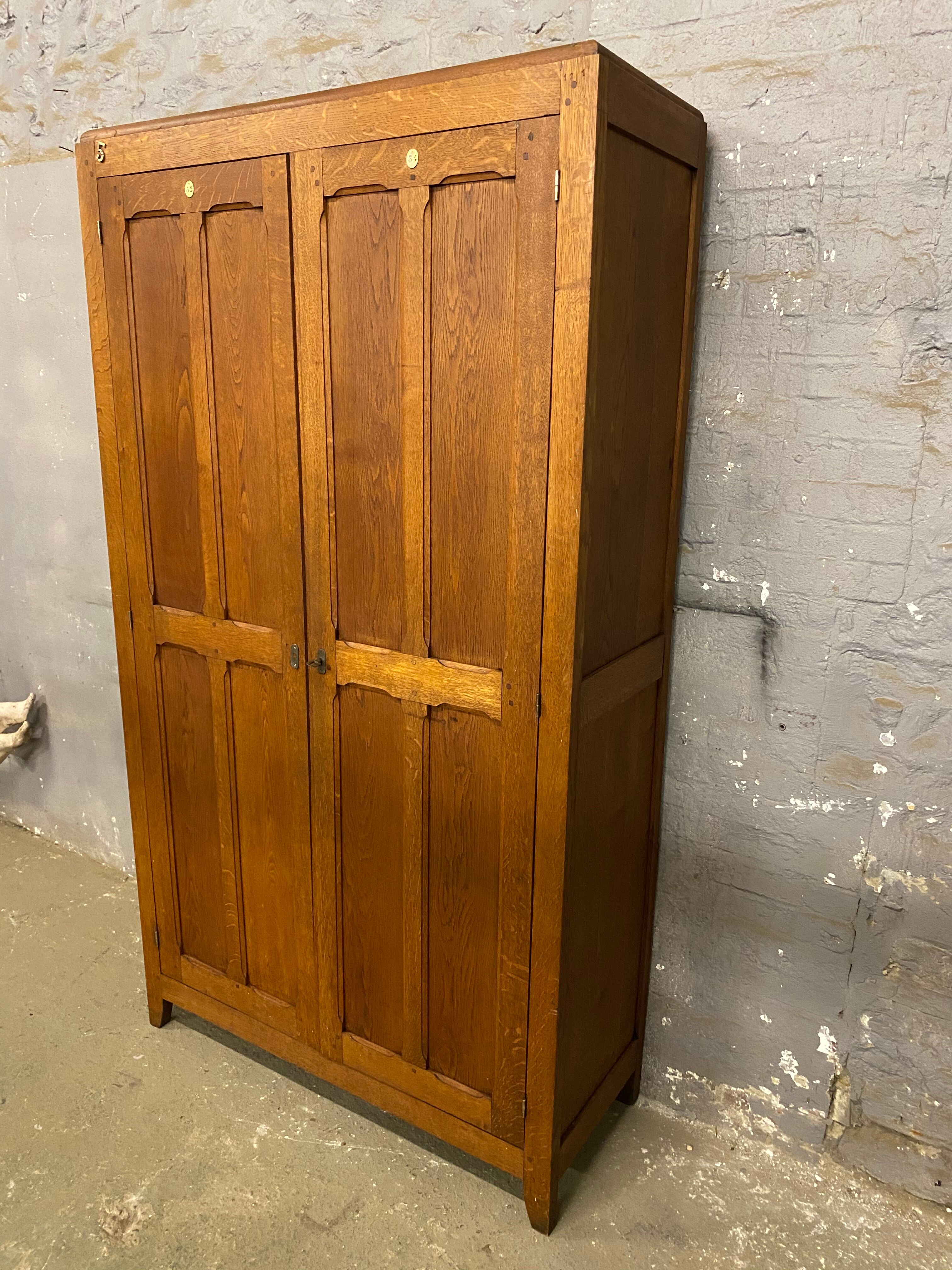 Parisian cabinet vintage solid oak