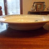 Decorated earthenware plate