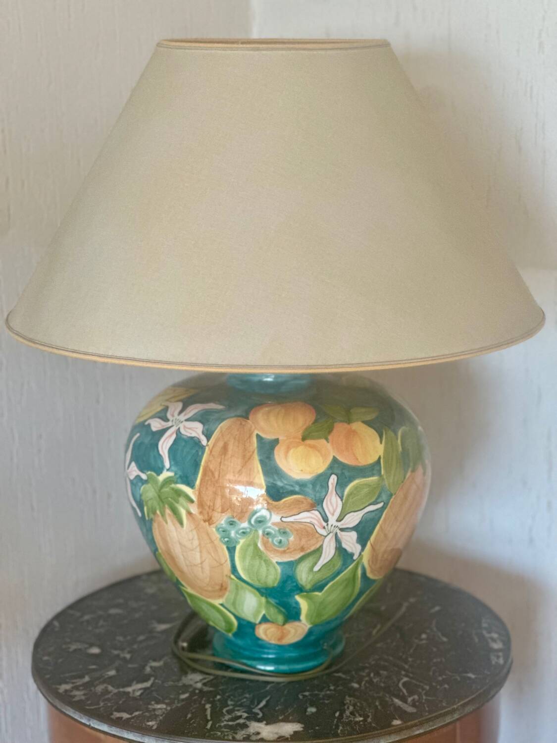 Lampe à poser en céramique Émaillée Monteuse N*19