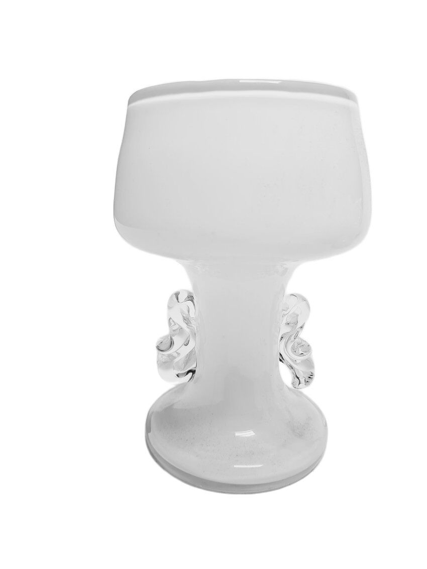 Vintage Polish glass vase from HSG Tarnowiec, 1970s