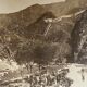 Old photography stereo, stereograph, luxury albumine 1903 Great Wall of China