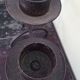 7-arm wrought iron candlestick - H 57 cm - large candle - antique