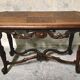 Oak side table – Louis XV style – late 19th century