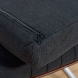 Chrome & Rosewood armchairs, Gordon Russell, United Knigdom, 1970s.