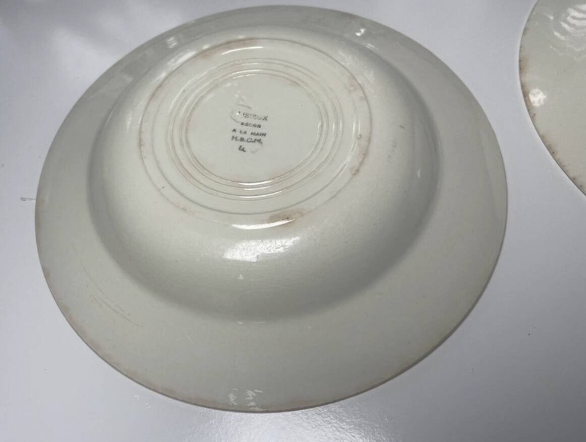 Floral deep plates hbcm