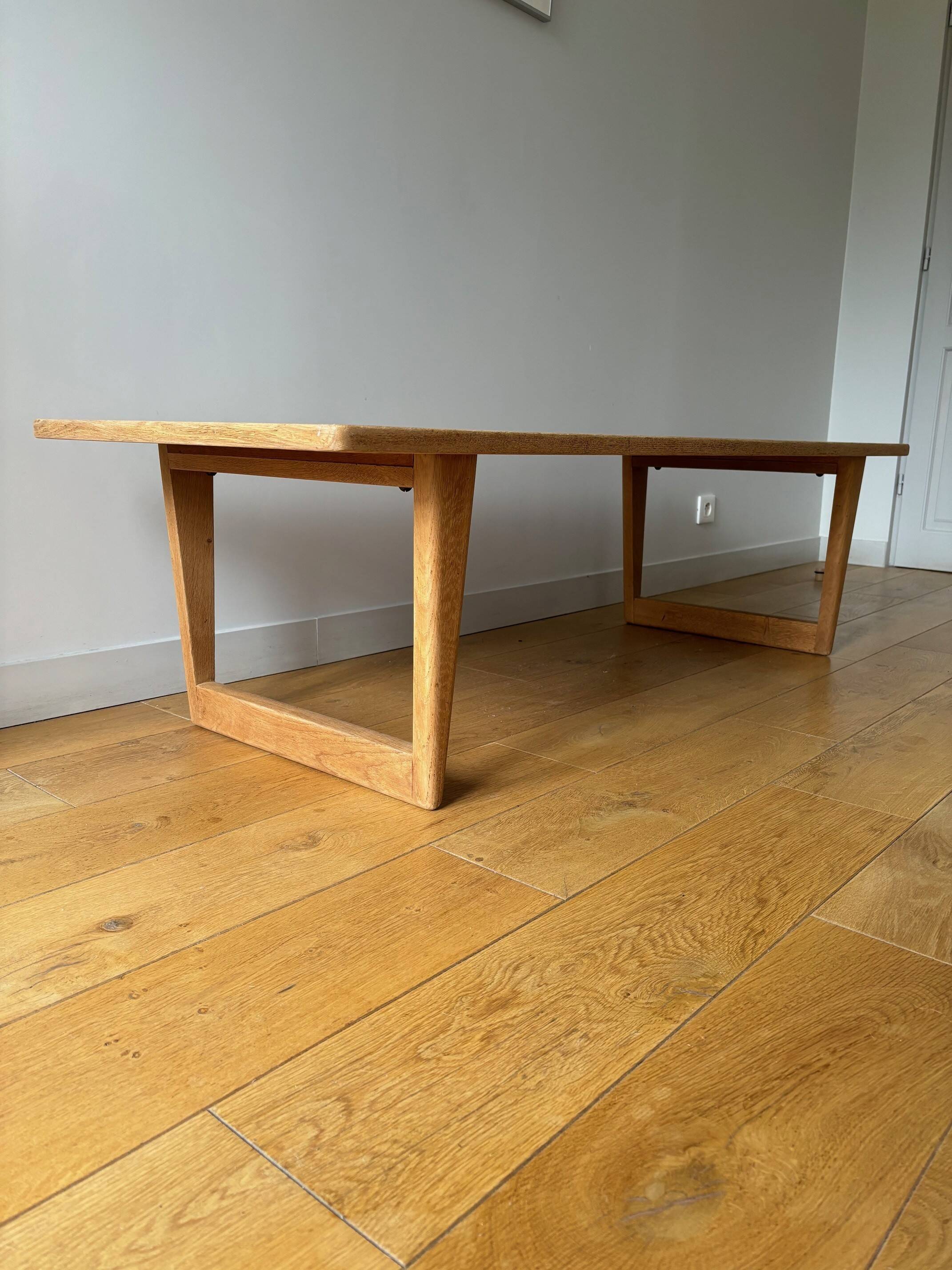 Oak coffee table by Borge Mogensen - Denmark, 1970s