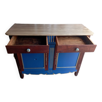 Solid wood sideboard