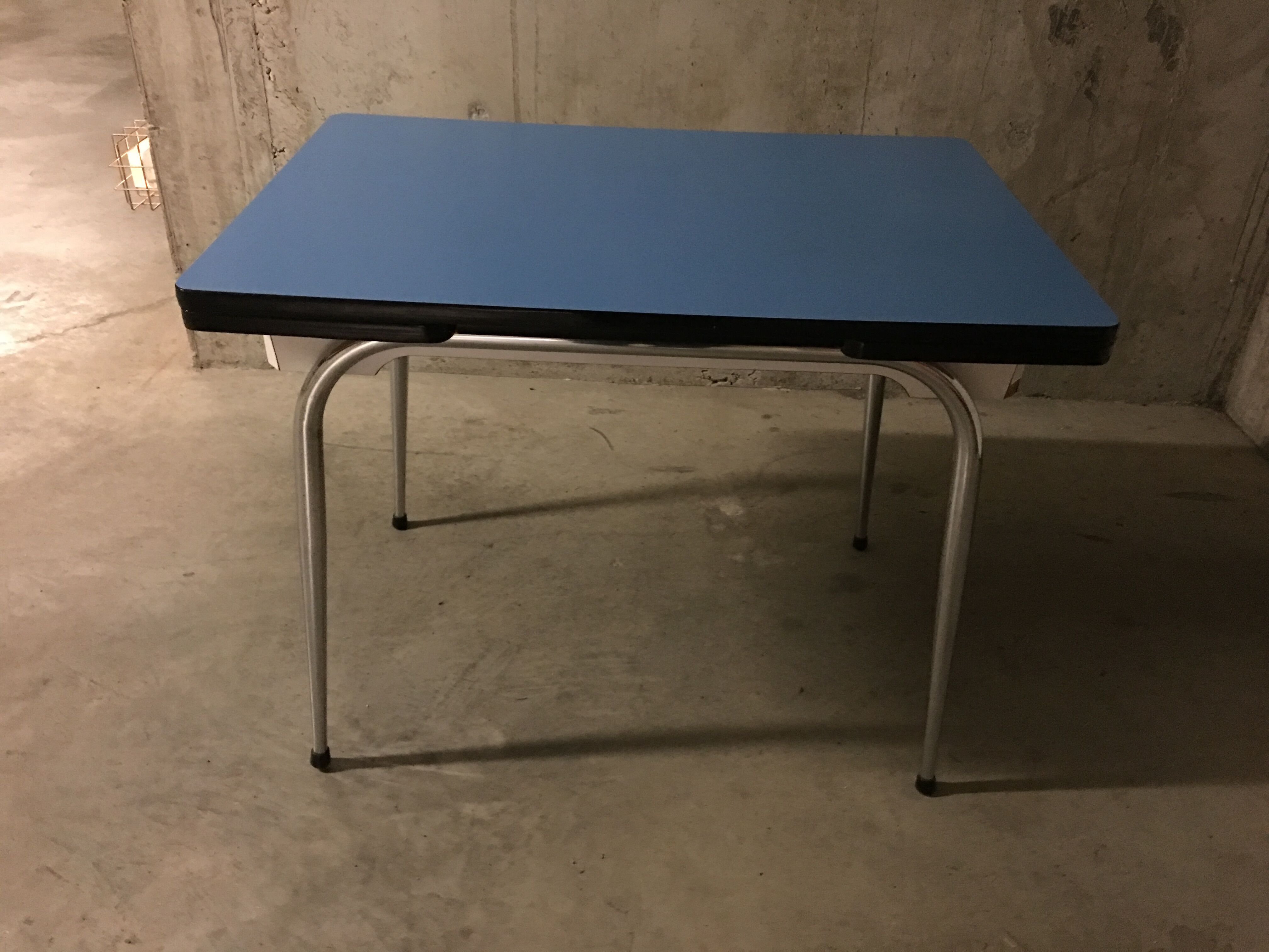 Table en formica années 60