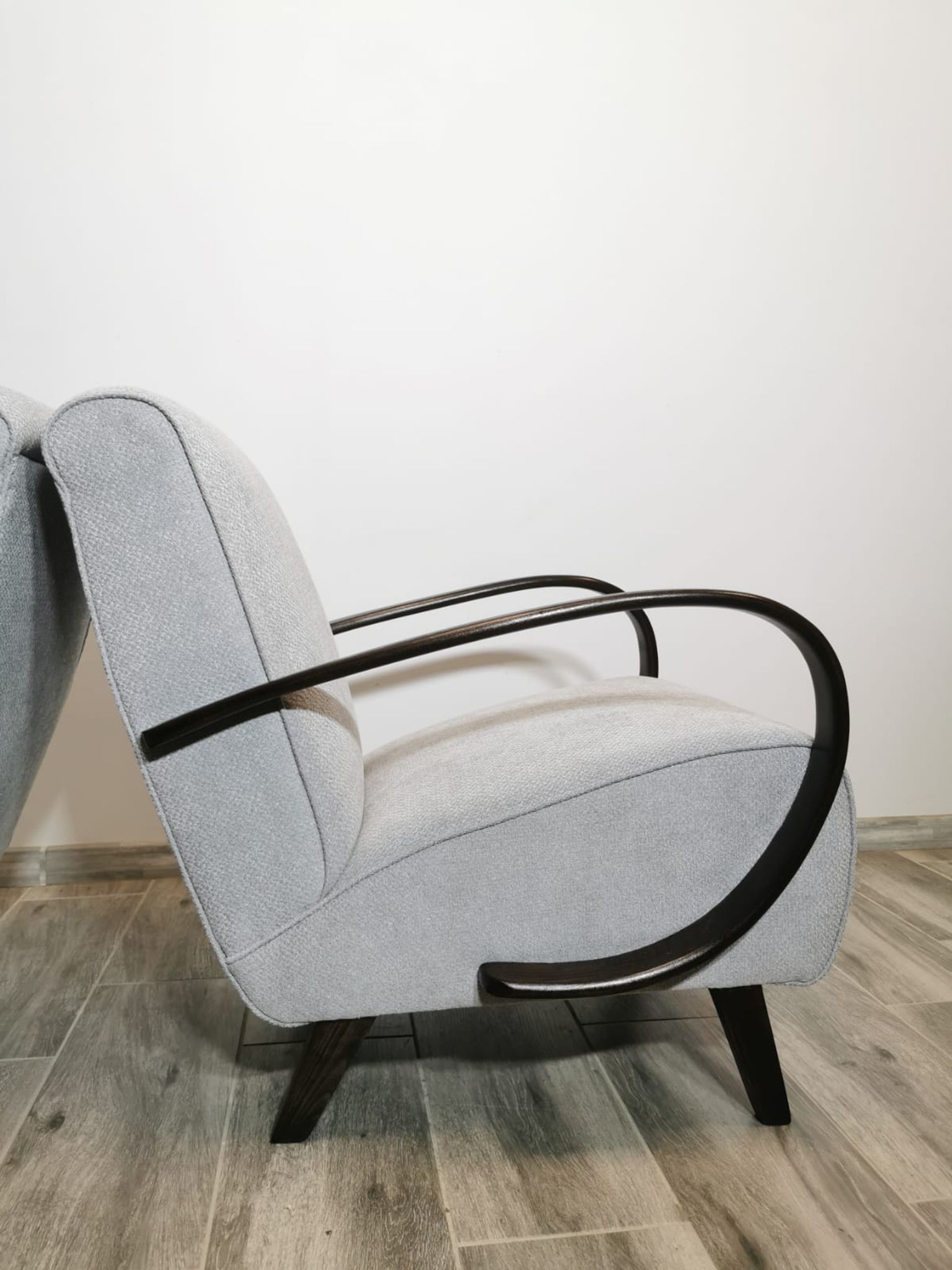 Fauteuils de Jindrich Halabala, années 1940, Set de 2