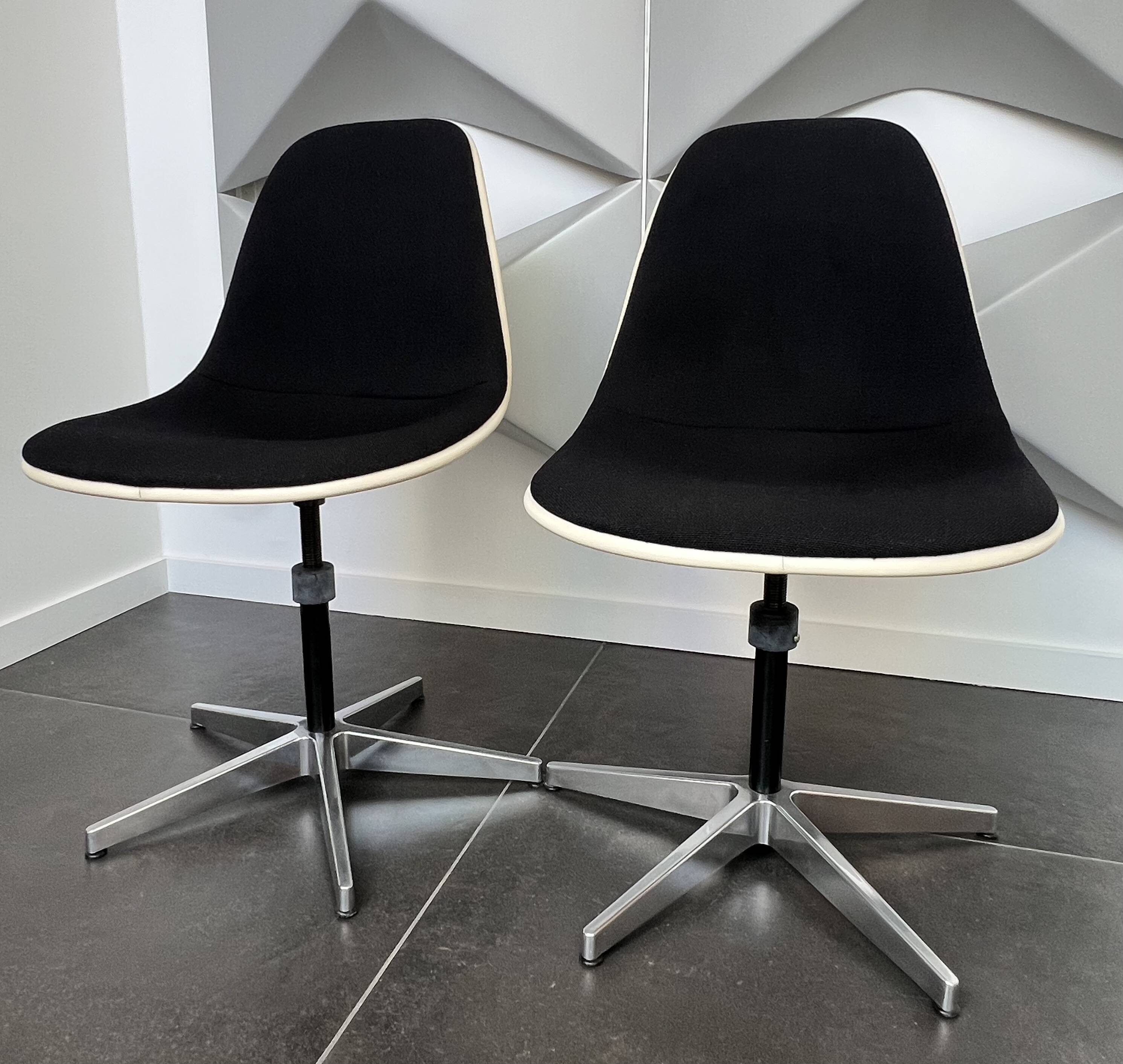 Office chair model PSCC by R and C. Eames for H. Miller, 1960s.