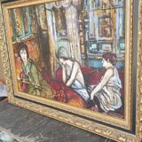Tableau hommage à Toulouse Lautrec