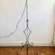 Pied de lampadaire brutaliste fer forgé atelier Marolles