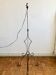 Pied de lampadaire brutaliste fer forgé atelier Marolles