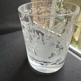 2 Verres à whisky – Cristal gravé