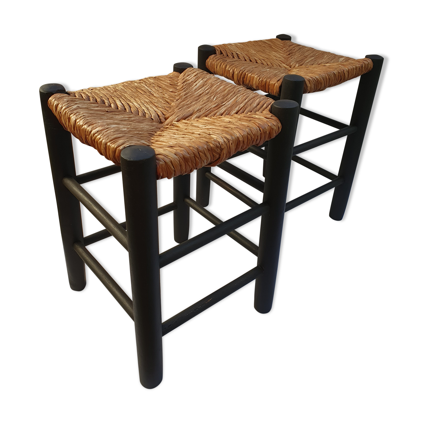 Pair of rustic stools