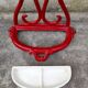 Enamelled cast iron cane umbrella holder
