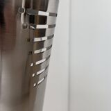 Vintage brushed metal wall lamp, Germany 1980s