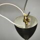 Pair of Space Age Opaline Glass Pendants, Czechoslovakia, 1970s