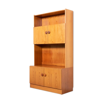 Vintage Danish teak veneer cabinet from the 1970s