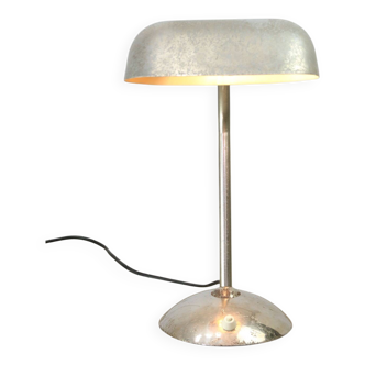 Weathered Italian Table Lamp in Chrome, 1940s