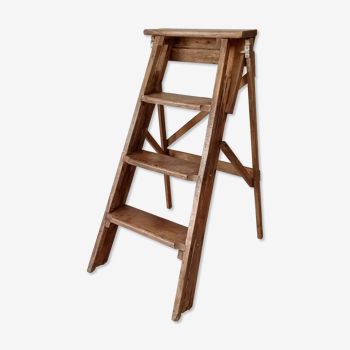 Wooden workshop stepladder 50s