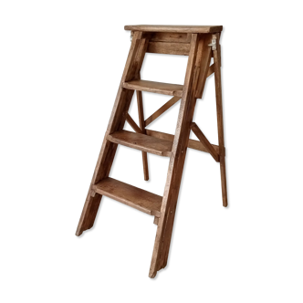 Wooden workshop stepladder 50s