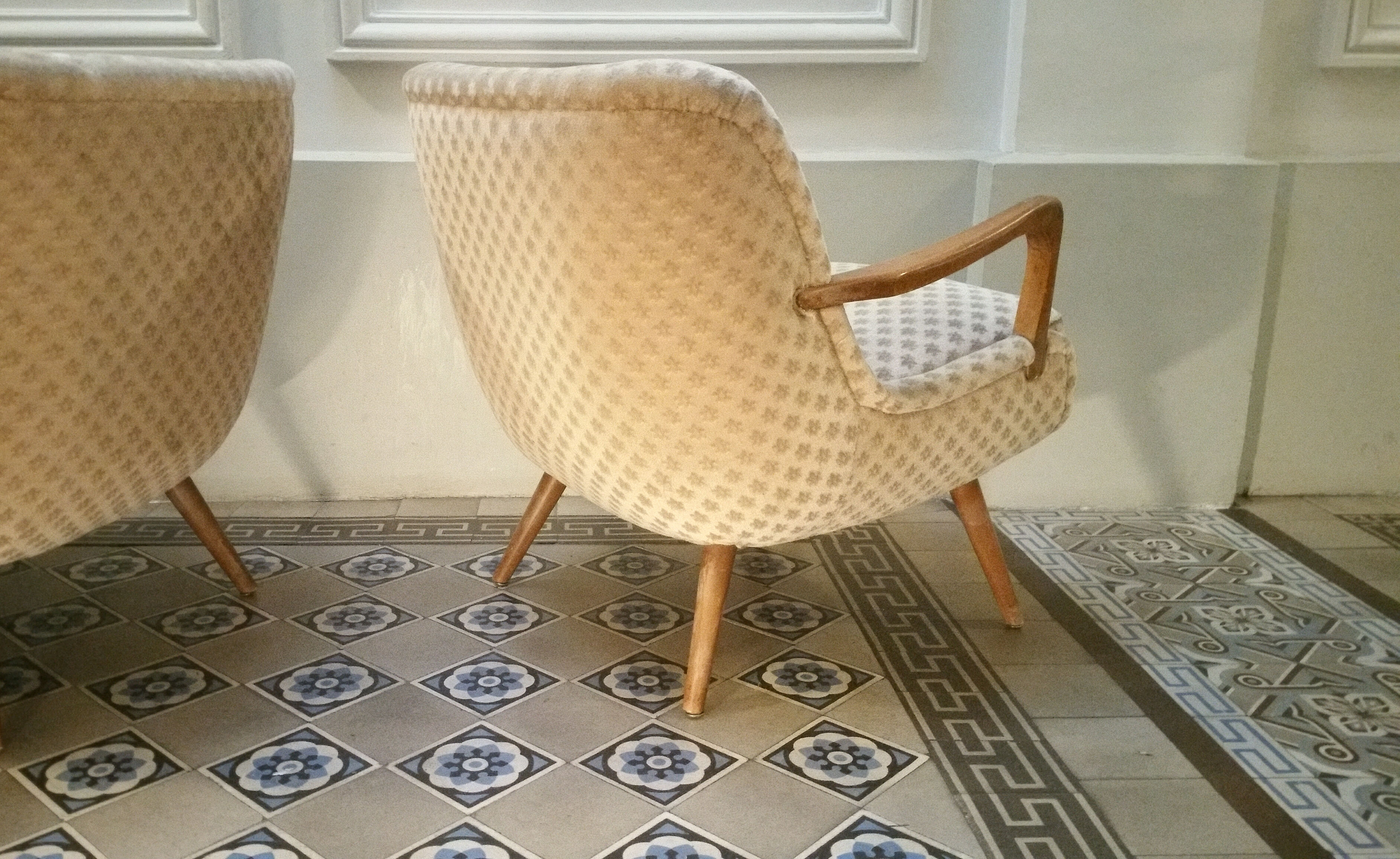 Chair Scandinavian cocktail design 50s 60s