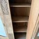 Large Art Nouveau wardrobe in solid oak (renovated)