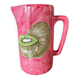 Ceramic kiwi fruit pitcher