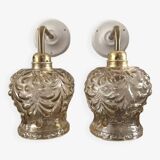 Pair of gold wall sconces
