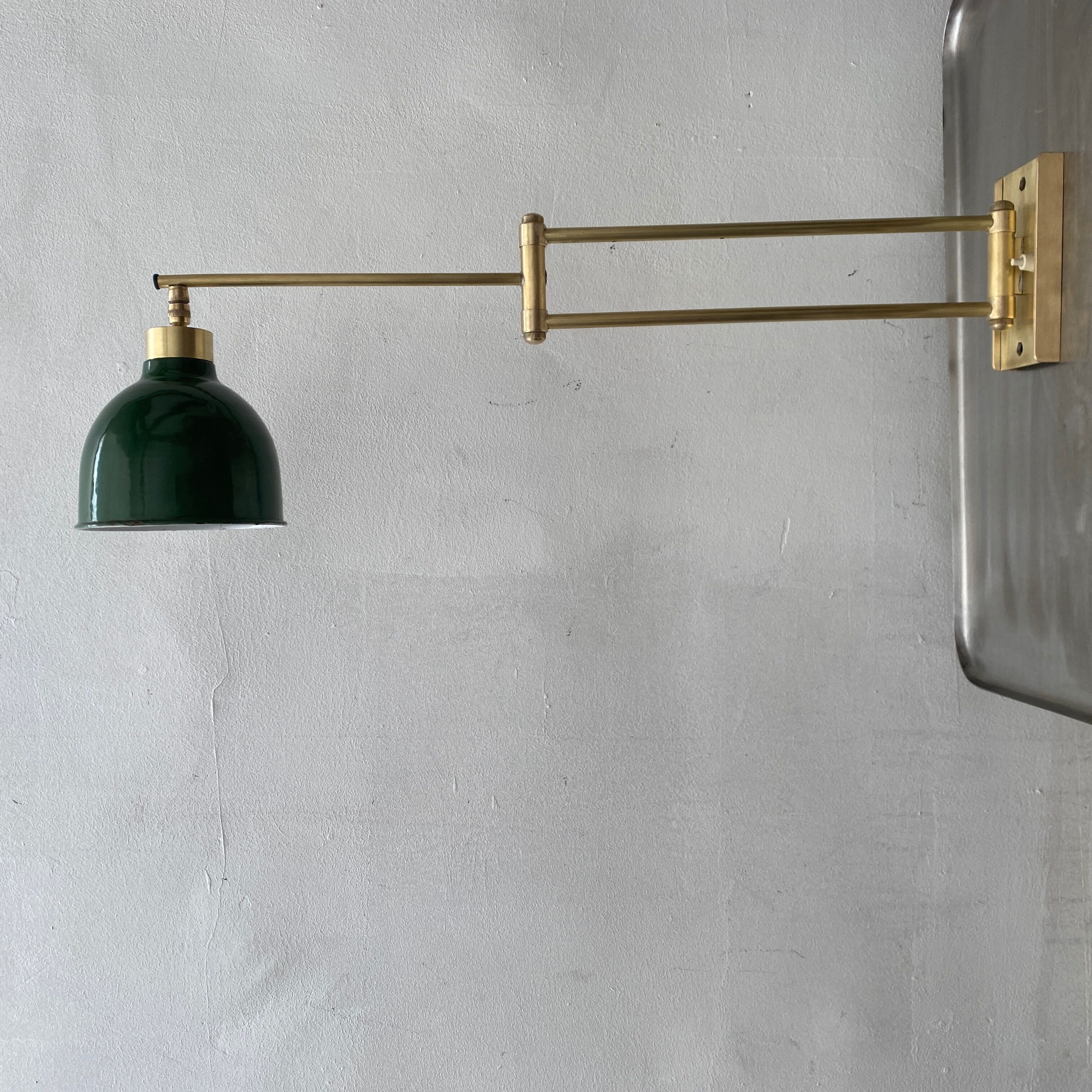 Old lamp wall lamp stem 2 arms vintage