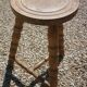 Vintage wooden tripod stool