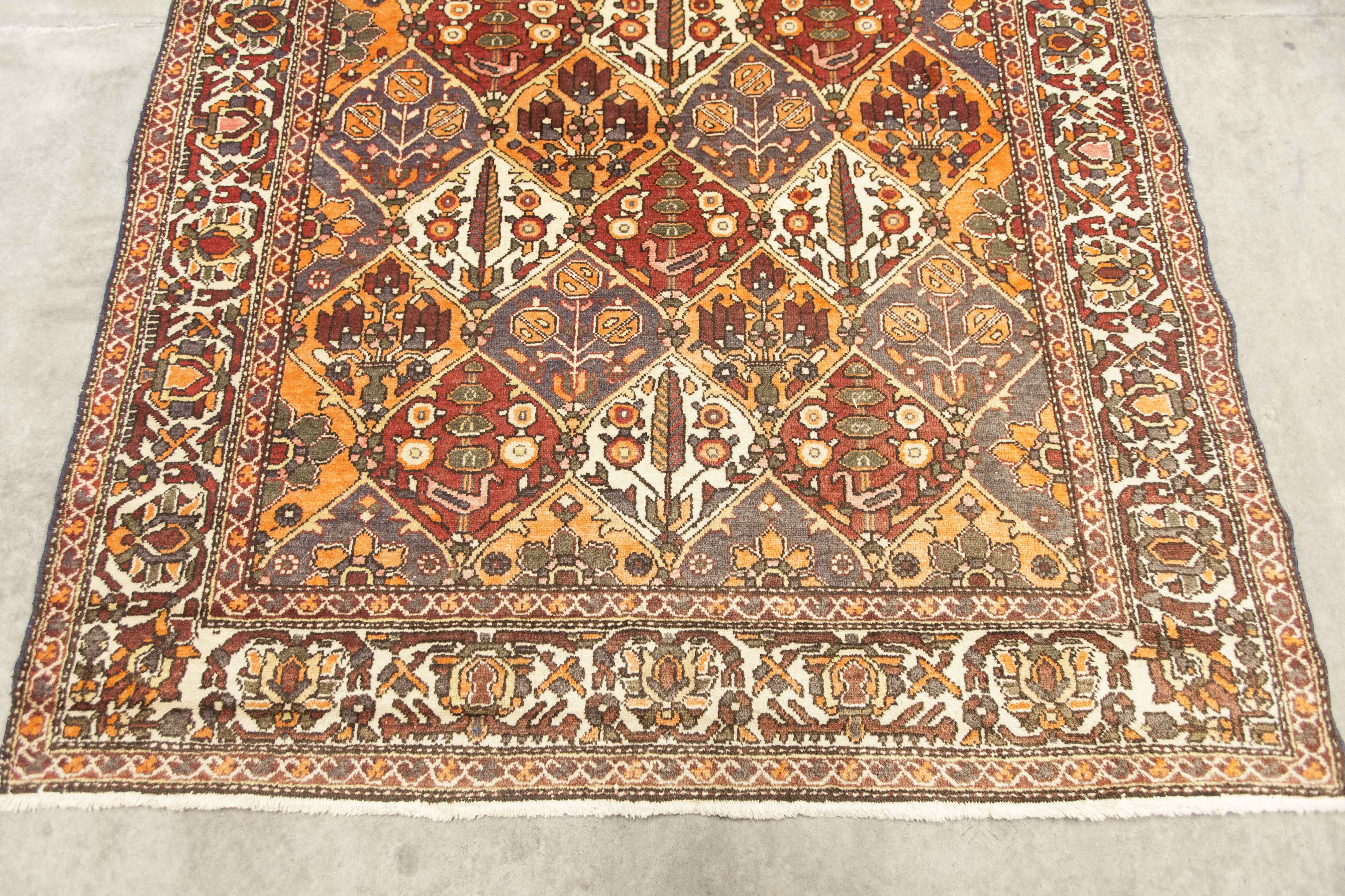 Tapis d'iran en laine 1960 - 171x212cm